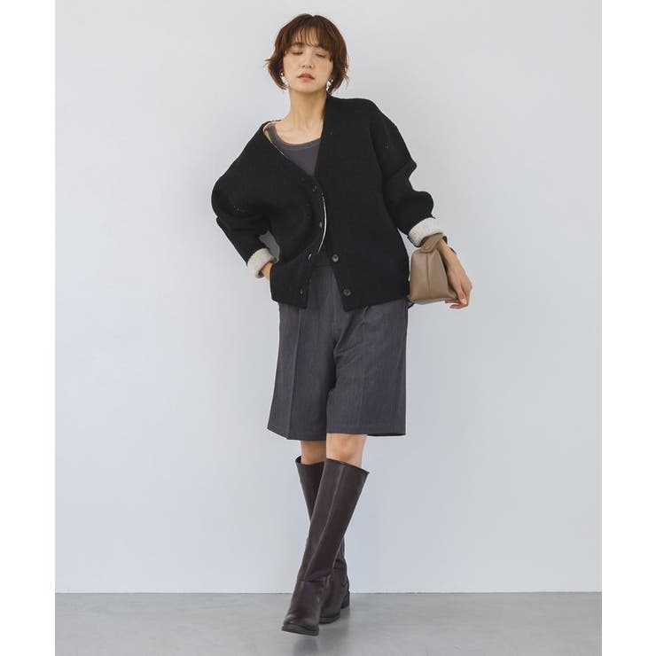 VネックWフェイスニットカーディガン【WEB限定カラー有り】 | AMERICAN HOLIC | 詳細画像28 