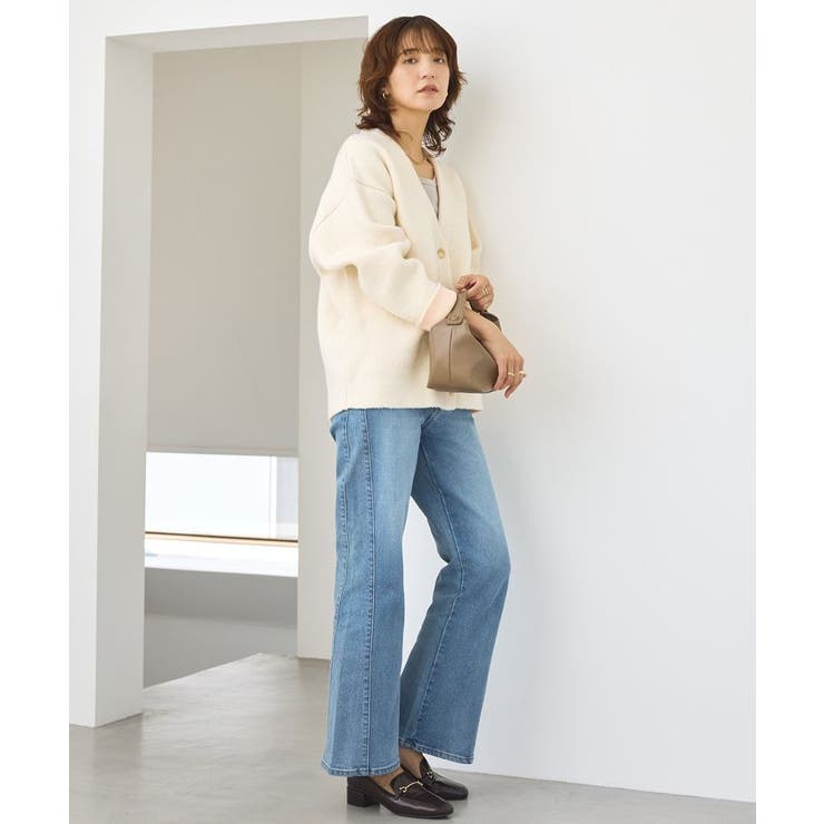 VネックWフェイスニットカーディガン【WEB限定カラー有り】 | AMERICAN HOLIC | 詳細画像21 