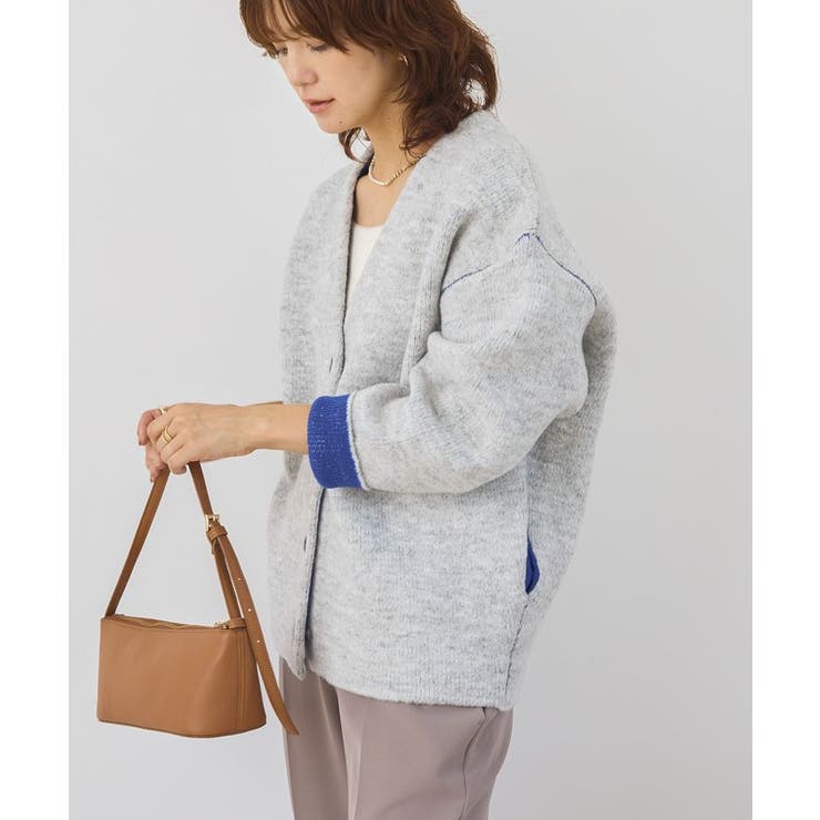 希少 美品 ワイズフォーメン 上質 ウール デザイン Vネック カーディガン 希少 美品 ワイズフォーメン 上質 ウール デザイン Vネック