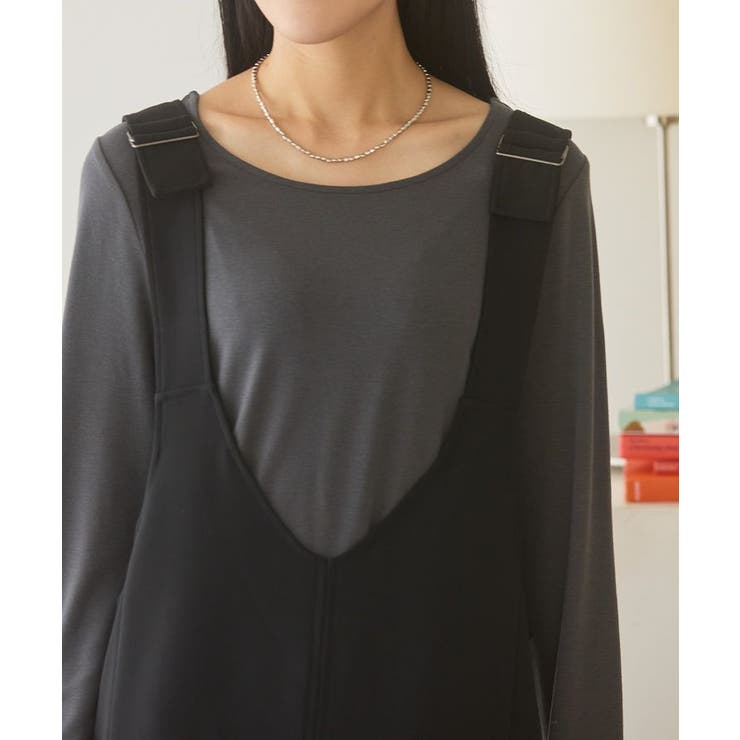 イージーケアWクロスIラインワンピース | AMERICAN HOLIC | 詳細画像8 