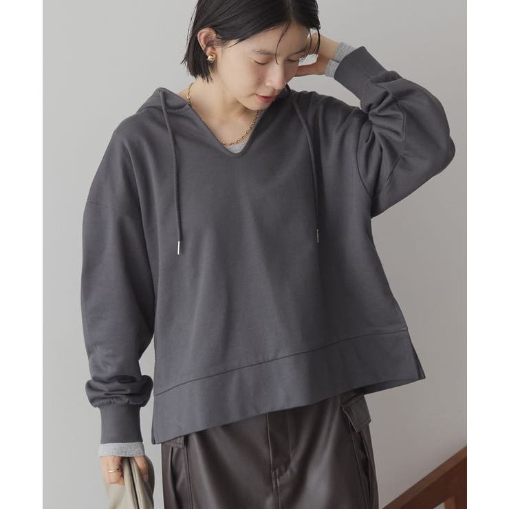 スキッパー裏毛パーカー | AMERICAN HOLIC | 詳細画像30 