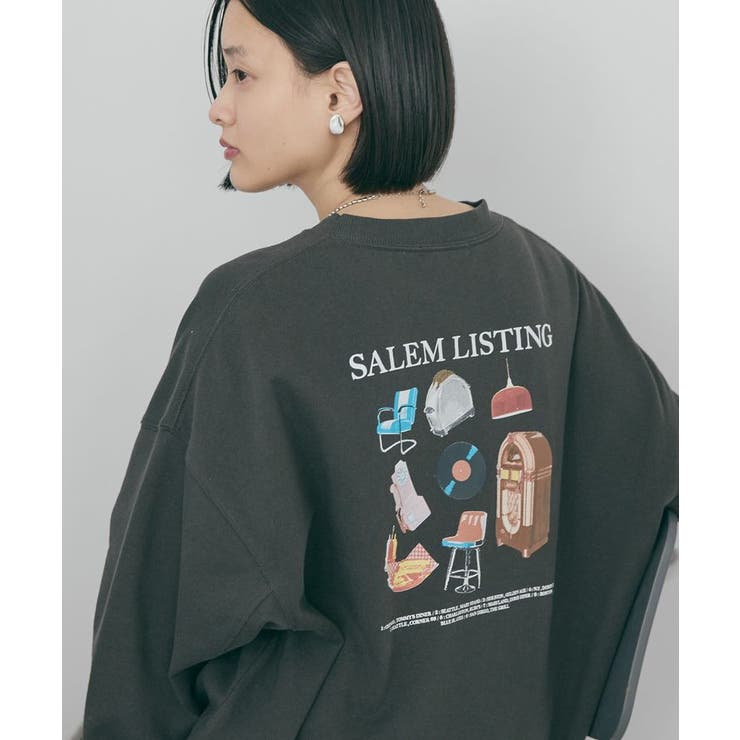 チャコールグレー | Diner 裏毛プルオーバー | AMERICAN HOLIC