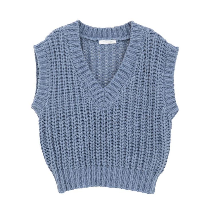 ローゲージVネックニットベスト | AMERICAN HOLIC | 詳細画像30 