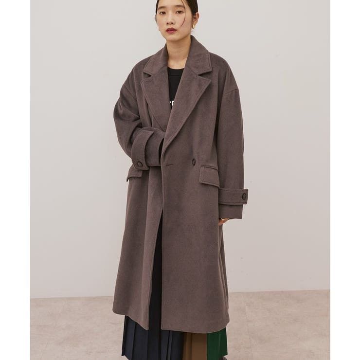 チャコールグレー | ルーズチェスターコート | AMERICAN HOLIC