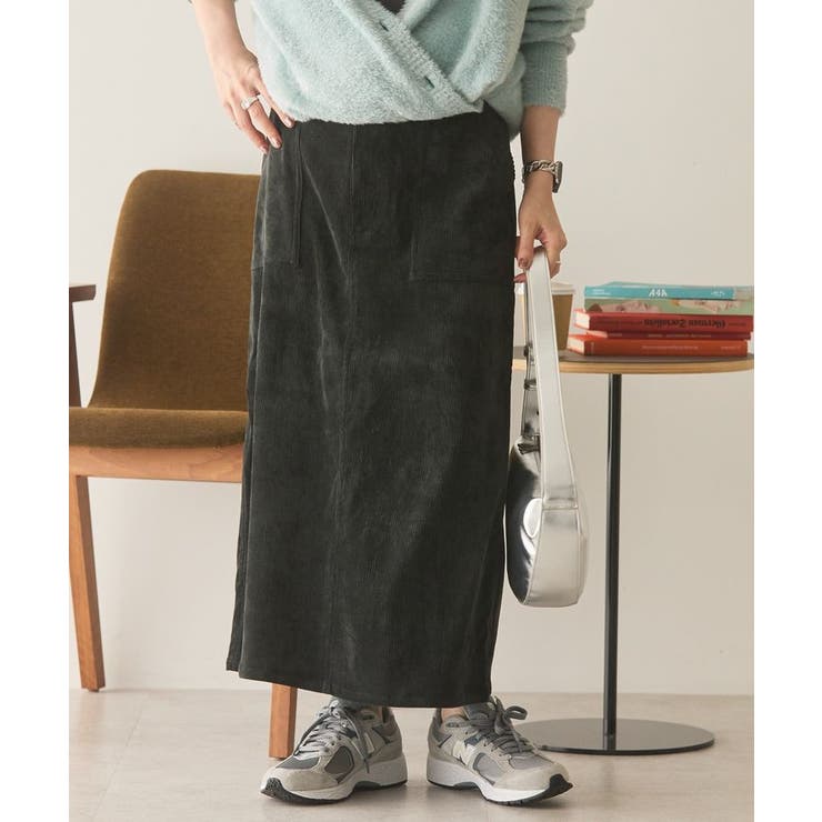 コーデュロイベイカータイトスカート | AMERICAN HOLIC | 詳細画像6 