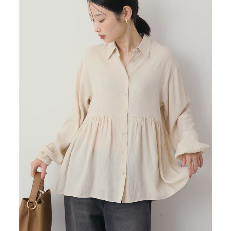 サテンティアードブラウス | AMERICAN HOLIC | 詳細画像2 