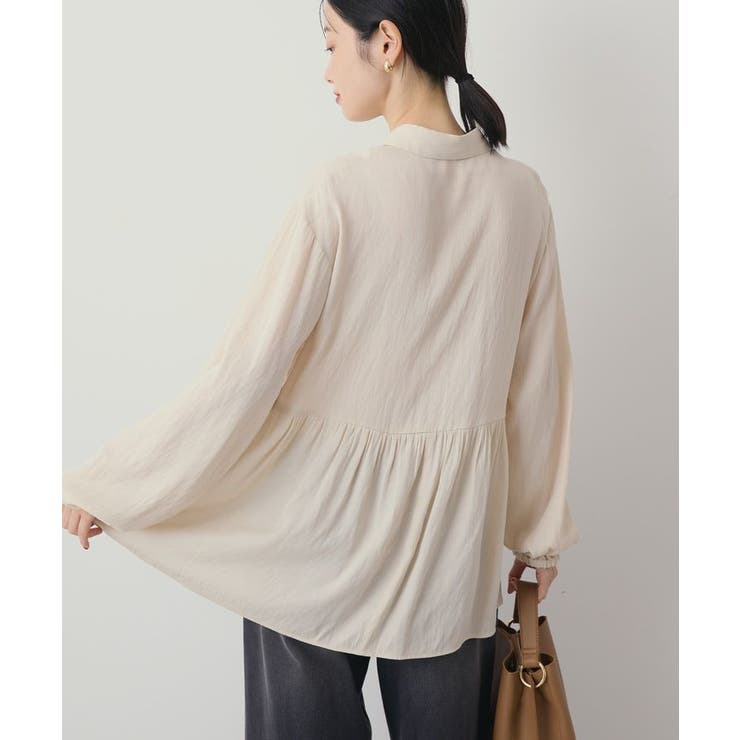 サテンティアードブラウス | AMERICAN HOLIC | 詳細画像3 