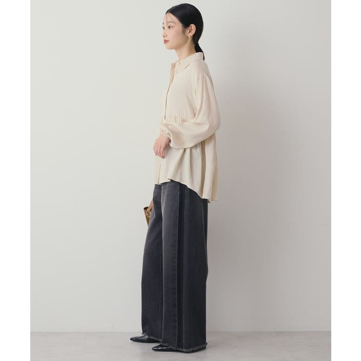 サテンティアードブラウス | AMERICAN HOLIC | 詳細画像5 