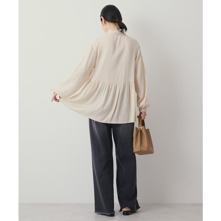 サテンティアードブラウス | AMERICAN HOLIC | 詳細画像6 