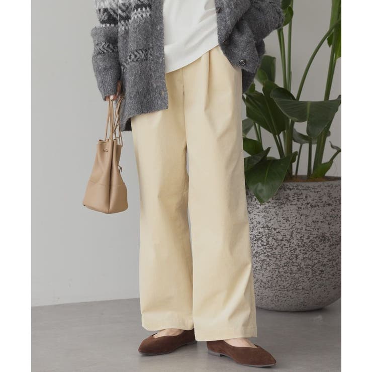 アイボリー | カラーコールイージーパンツ | AMERICAN HOLIC