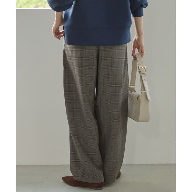 ウールライクカーブスラックスパンツ | AMERICAN HOLIC | 詳細画像3 