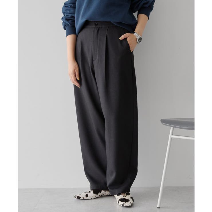 ウールライクカーブスラックスパンツ | AMERICAN HOLIC | 詳細画像7 