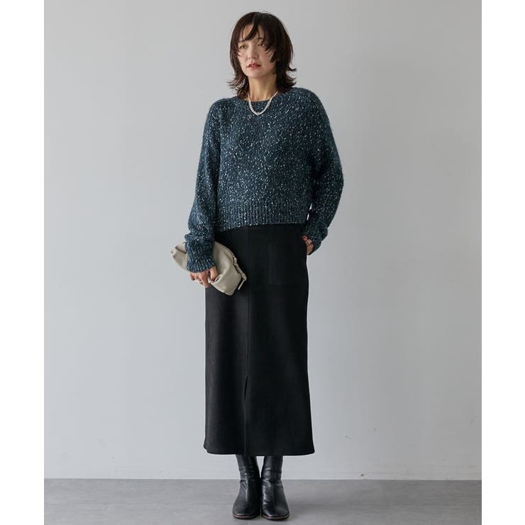 ラメmixネップニットプルオーバー | AMERICAN HOLIC | 詳細画像11 