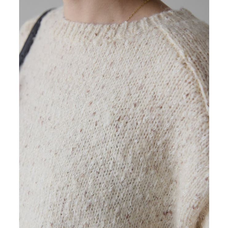ラメmixネップニットプルオーバー | AMERICAN HOLIC | 詳細画像17 