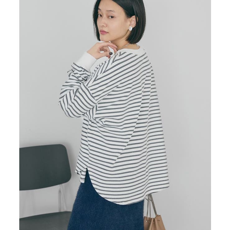 ソフトタッチボーダープルオーバー | AMERICAN HOLIC | 詳細画像1 