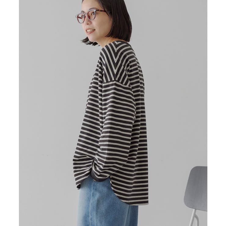 ソフトタッチボーダープルオーバー | AMERICAN HOLIC | 詳細画像3 