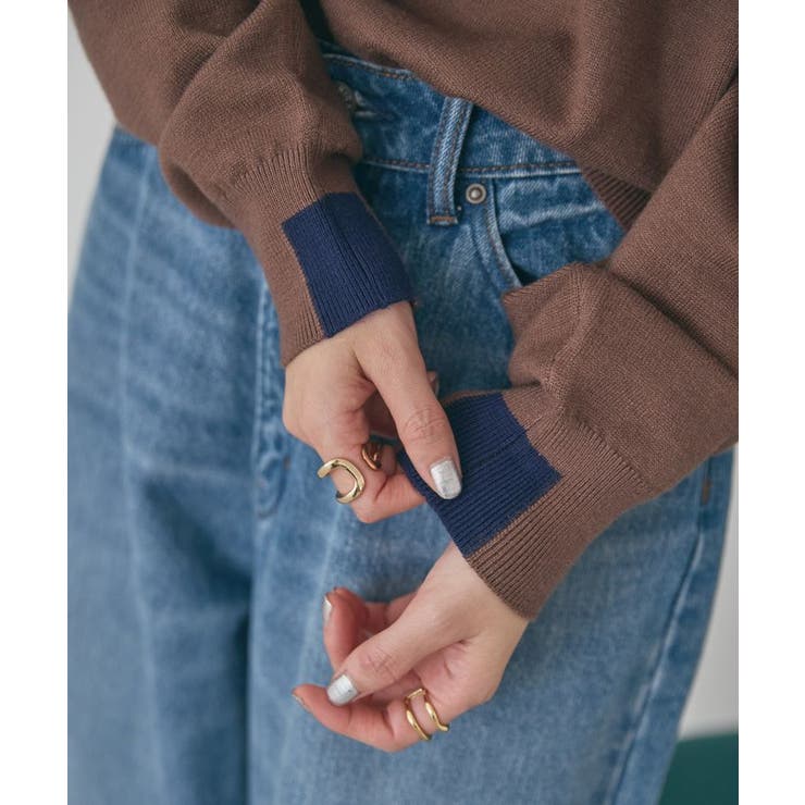 バイパチラグランニットプルオーバー＜静電気軽減＞ | AMERICAN HOLIC | 詳細画像12 