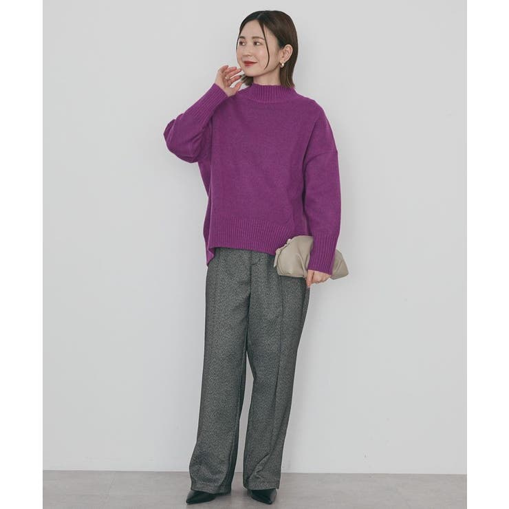 モックネックコクーンニットプルオーバー | AMERICAN HOLIC | 詳細画像18 