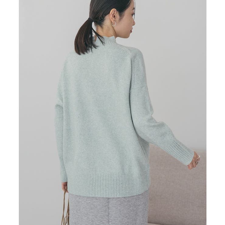 モックネックコクーンニットプルオーバー | AMERICAN HOLIC | 詳細画像17 
