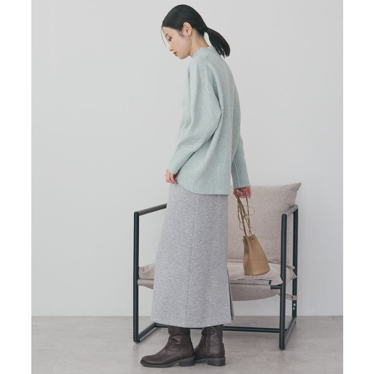 モックネックコクーンニットプルオーバー | AMERICAN HOLIC | 詳細画像19 