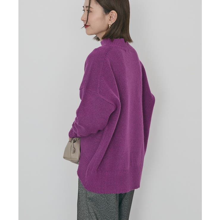 モックネックコクーンニットプルオーバー | AMERICAN HOLIC | 詳細画像22 