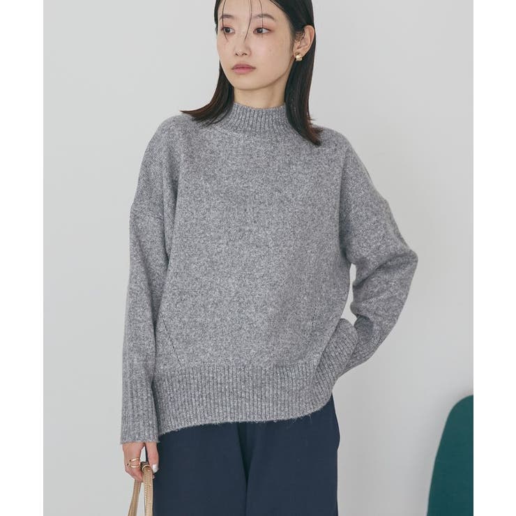 モックネックコクーンニットプルオーバー | AMERICAN HOLIC | 詳細画像27 