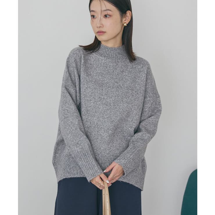 モックネックコクーンニットプルオーバー | AMERICAN HOLIC | 詳細画像28 