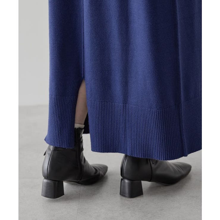 バイパチモックネックニットワンピース＜静電気軽減＞ | AMERICAN HOLIC | 詳細画像7 