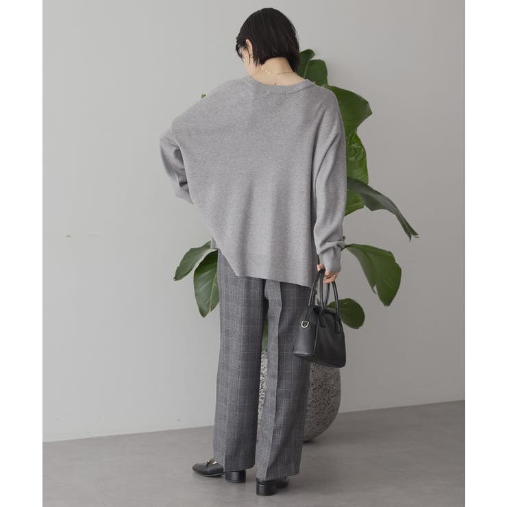 バイパチVネックニットプルオーバー＜静電気軽減＞ | AMERICAN HOLIC | 詳細画像19 