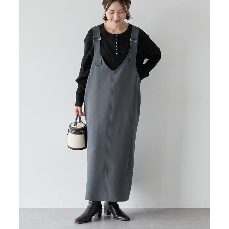 バイパチヘンリーネックリブニットプルオーバー＜静電気軽減＞ | AMERICAN HOLIC | 詳細画像4 