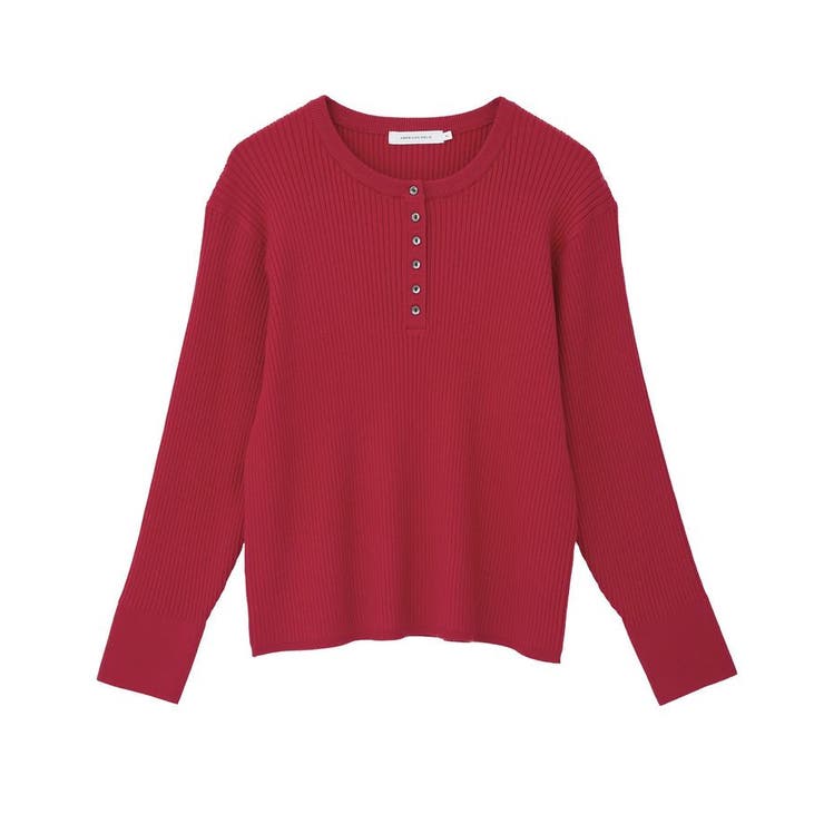 バイパチヘンリーネックリブニットプルオーバー＜静電気軽減＞ | AMERICAN HOLIC | 詳細画像27 