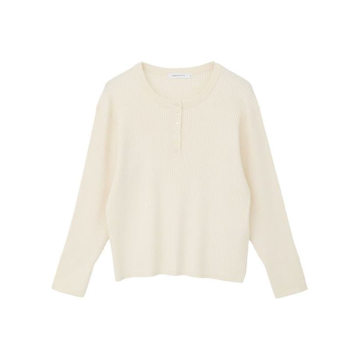 バイパチヘンリーネックリブニットプルオーバー＜静電気軽減＞ | AMERICAN HOLIC | 詳細画像25 