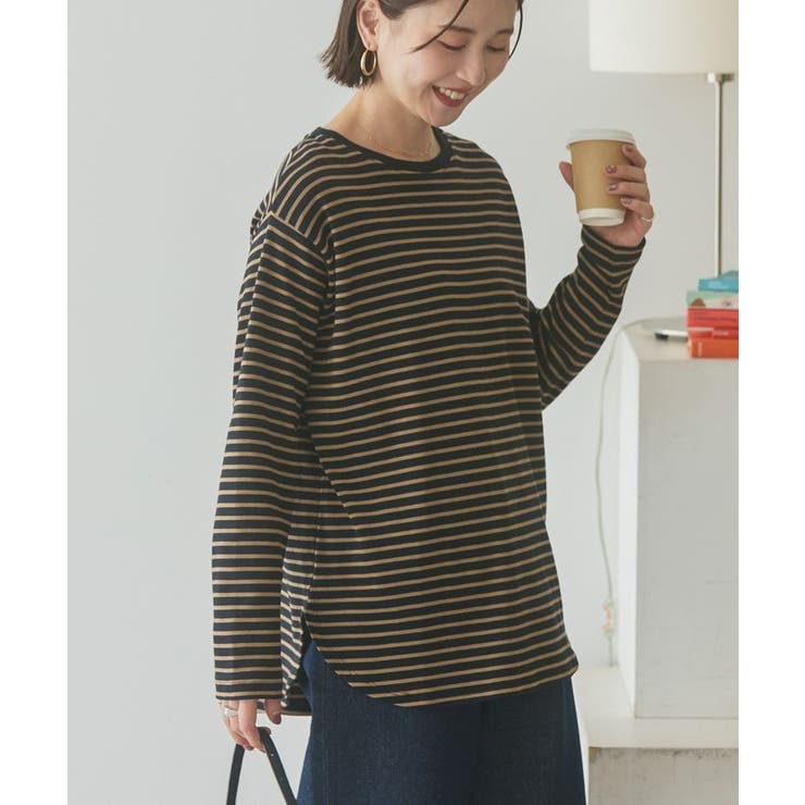 ボーダーブラック | アソートラウンドカットプルオーバー | AMERICAN HOLIC