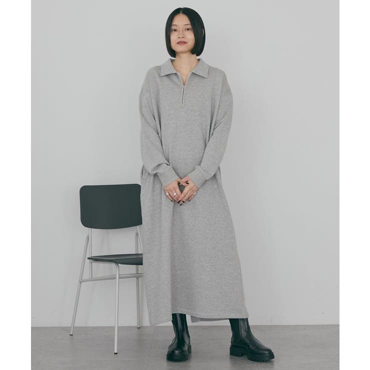 【選べる丈】ハーフZIPワンピース | AMERICAN HOLIC | 詳細画像2 