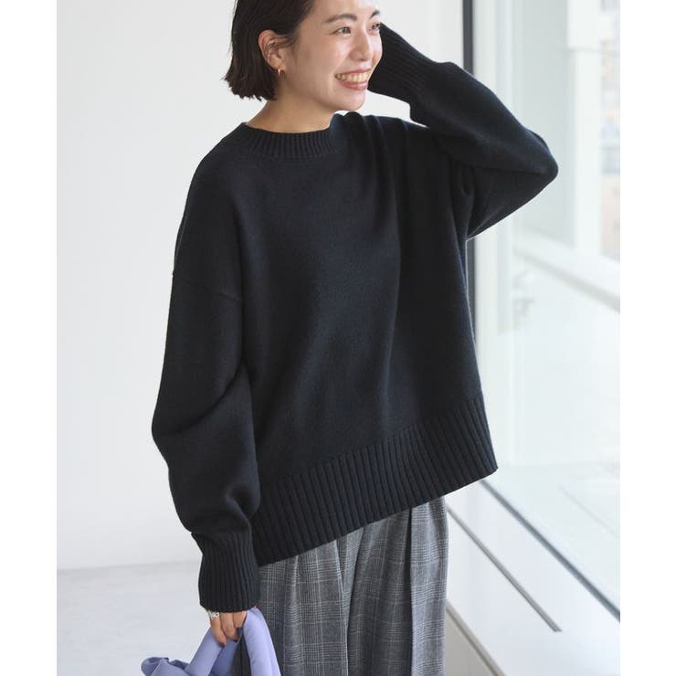 バイパチモックネックニットプルオーバー＜静電気軽減＞ | AMERICAN HOLIC | 詳細画像11 