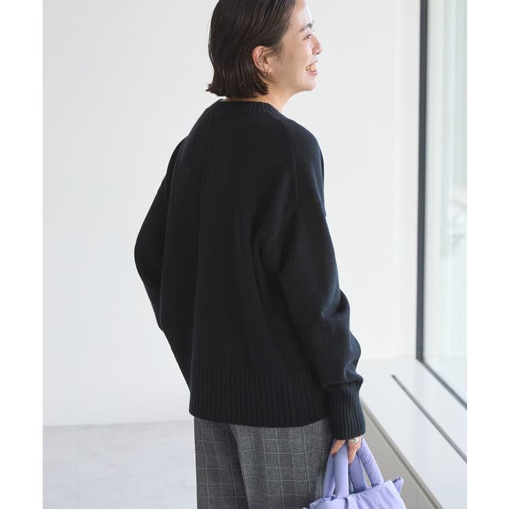 バイパチモックネックニットプルオーバー＜静電気軽減＞ | AMERICAN HOLIC | 詳細画像12 