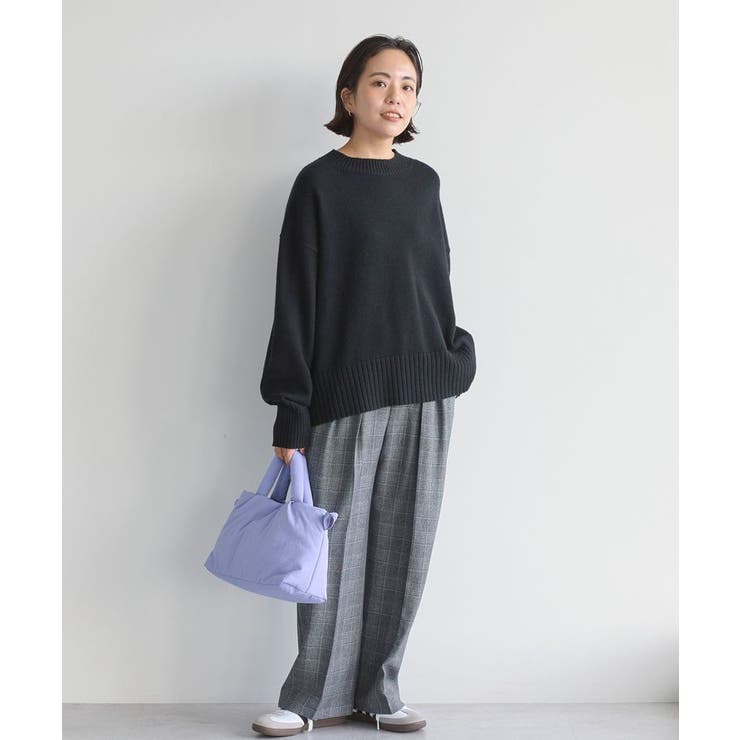 バイパチモックネックニットプルオーバー＜静電気軽減＞ | AMERICAN HOLIC | 詳細画像14 