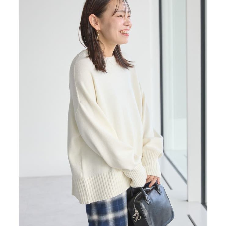 バイパチモックネックニットプルオーバー＜静電気軽減＞ | AMERICAN HOLIC | 詳細画像17 