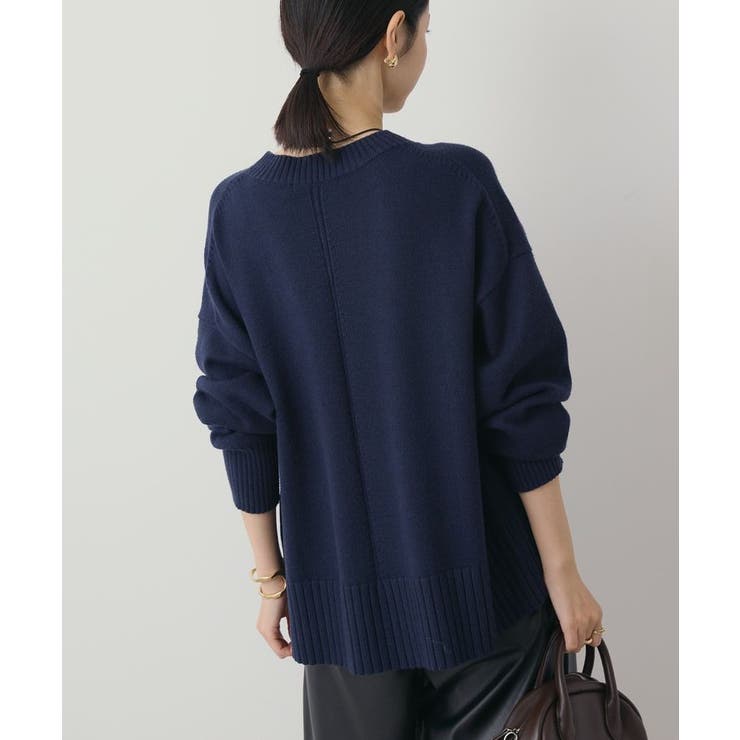 バイパチモックネックニットプルオーバー＜静電気軽減＞ | AMERICAN HOLIC | 詳細画像24 