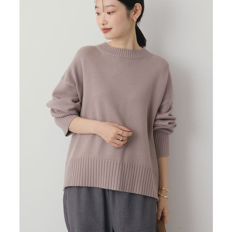 バイパチモックネックニットプルオーバー＜静電気軽減＞ | AMERICAN HOLIC | 詳細画像29 