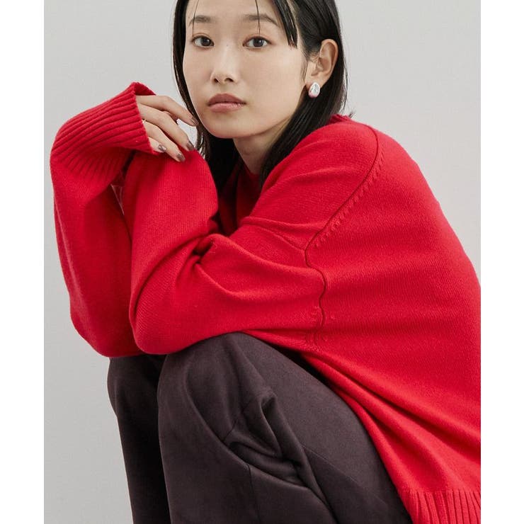 バイパチモックネックニットプルオーバー＜静電気軽減＞ | AMERICAN HOLIC | 詳細画像35 