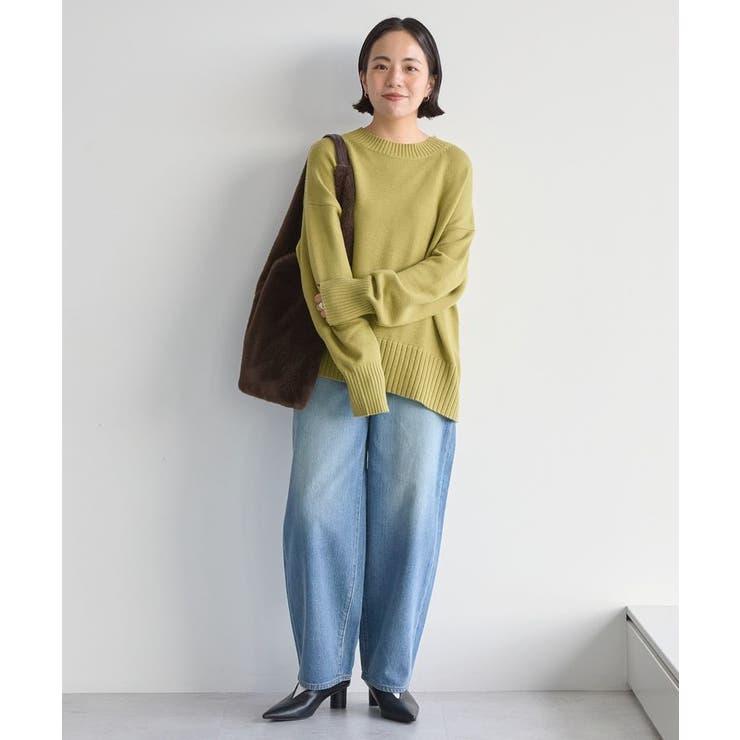 バイパチモックネックニットプルオーバー＜静電気軽減＞ | AMERICAN HOLIC | 詳細画像5 