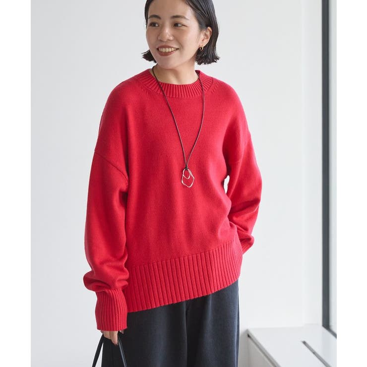 バイパチモックネックニットプルオーバー＜静電気軽減＞ | AMERICAN HOLIC | 詳細画像20 