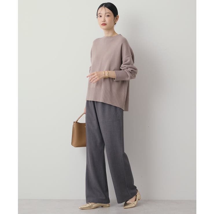 バイパチモックネックニットプルオーバー＜静電気軽減＞ | AMERICAN HOLIC | 詳細画像13 