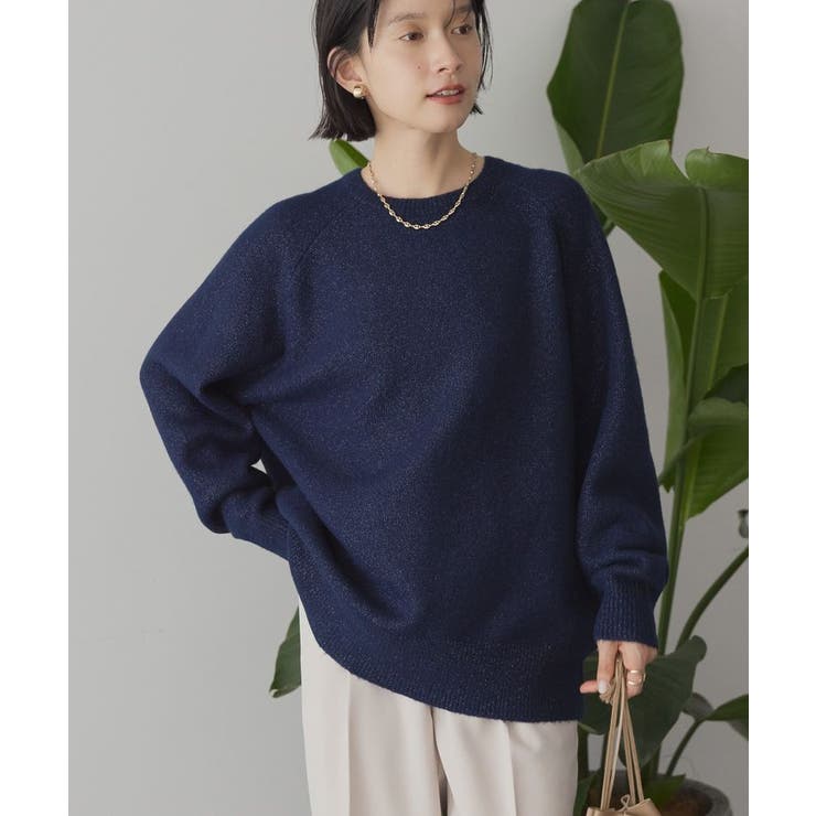 ラグランラメニットプルオーバー | AMERICAN HOLIC | 詳細画像22 