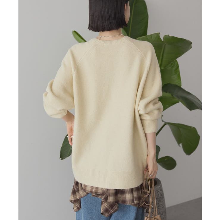 ラグランラメニットプルオーバー | AMERICAN HOLIC | 詳細画像11 