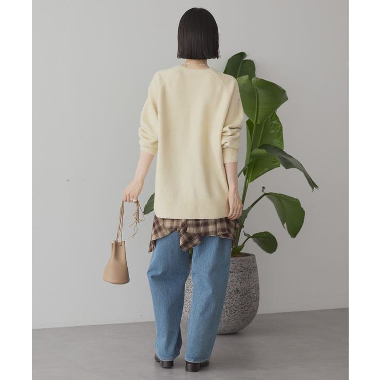 ラグランラメニットプルオーバー | AMERICAN HOLIC | 詳細画像13 