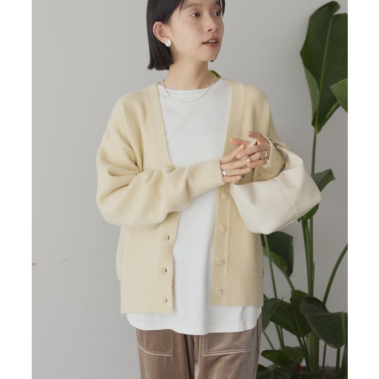 Vネックラメニットカーディガン | AMERICAN HOLIC | 詳細画像10 