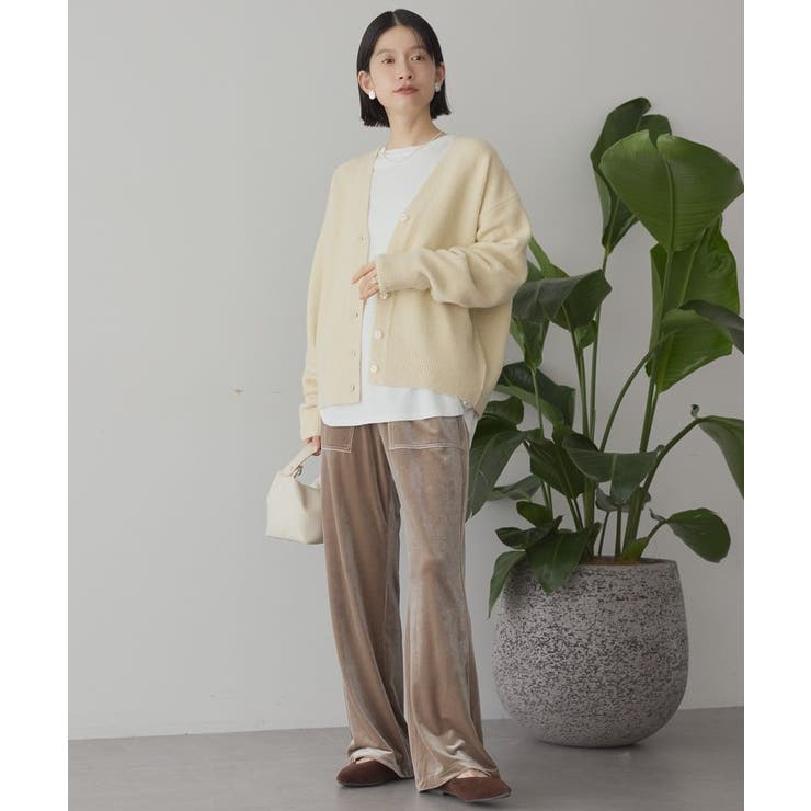 Vネックラメニットカーディガン | AMERICAN HOLIC | 詳細画像13 