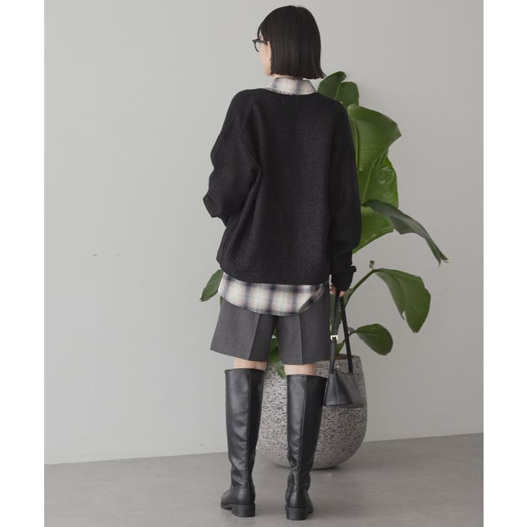 Vネックラメニットカーディガン | AMERICAN HOLIC | 詳細画像23 